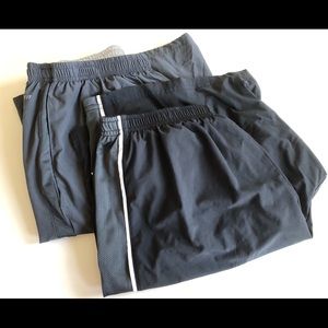 2 Pack Nike Dri-Fit Shorts in Black & Gray (L)